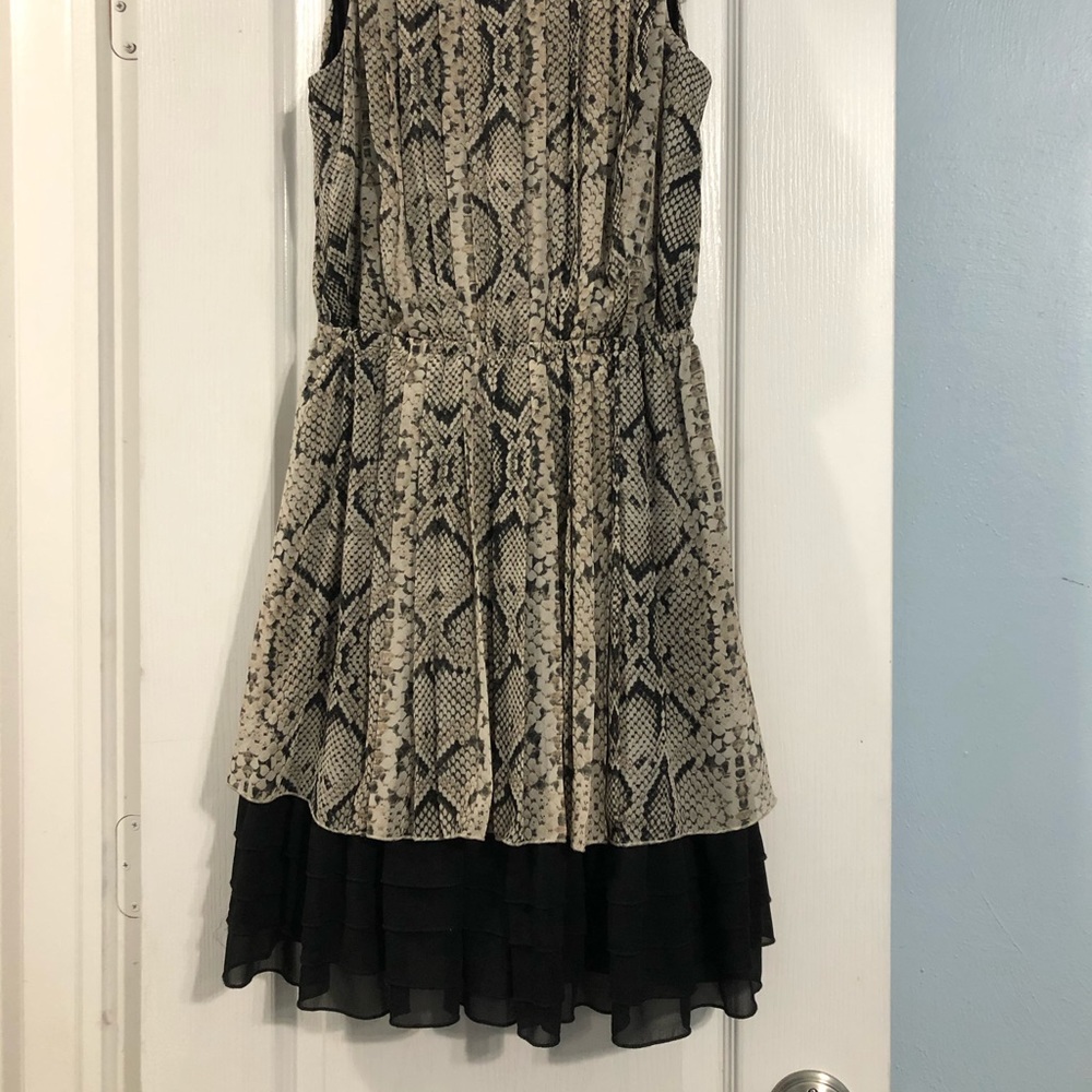 ☀️Jessica Simpson Ruffle Snakeskin Dress - Picture 3 of 4